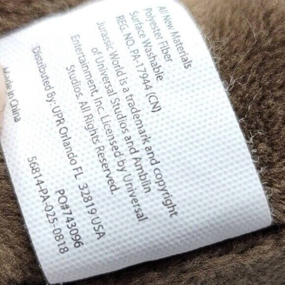 2/$15 Jurassic World Dinosaur Plush 9" Universal Studios TRex Tyrannosaurus Rex - Picture 10 of 11